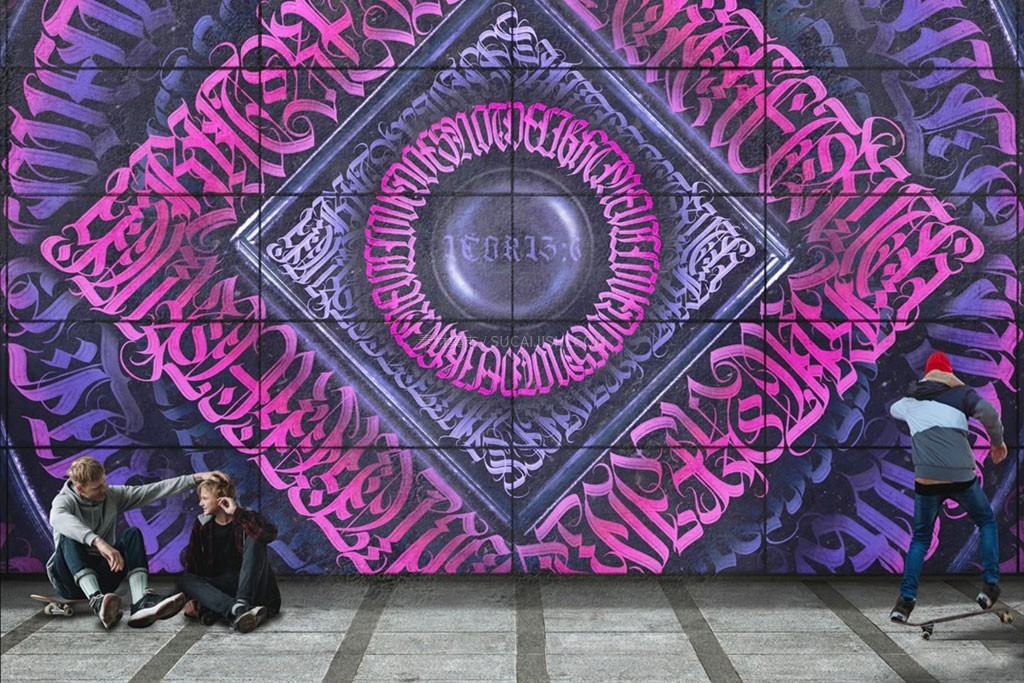 60+Procreate哥特体板写笔刷